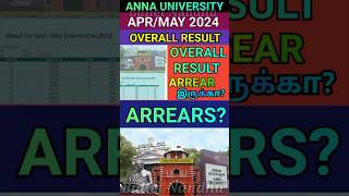 Anna University Overall Semester Results 2024 shorts annauniversity wh13whresultsemesterr2021 [upl. by Odawa]