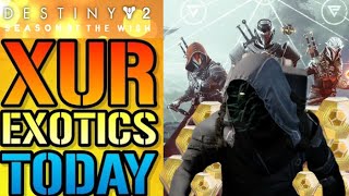 Destiny 2 XUR EXOTICS amp LOCATION LIVE Where Is XUR Today Season Of The Wish February 16th 2024 [upl. by Esikram]