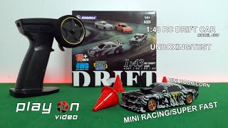 Mini Rc Drift Car  Ford Mustang 143 [upl. by Tedra]