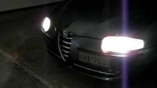 ALFA 147 biXenon custom lights [upl. by Mccarthy738]