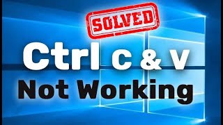 CTRLC and CTRLv Not Working How to Fix [upl. by Adialeda]