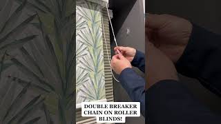 Double Breaker Chain Roller Blind with pelmet ghulamali195 home [upl. by Ahsitan]