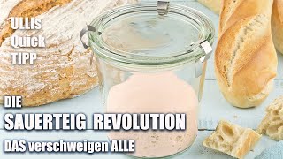 Die Sauerteig REVOLUTION DAS Verschweigen ALLE Sauerteig ansetzen kann viel einfacher sein [upl. by Kleinstein]