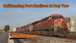 Railfanning Fort Madison IA Day Two [upl. by Mikol]