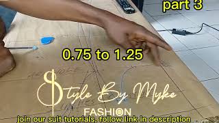 SUIT SLEEVE DRAFTING PART 3 [upl. by Aunson]