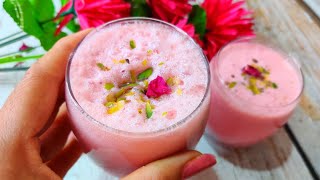 Gulkand shake  Gulkand milk shake recipe  Rose petals shake [upl. by Culberson]