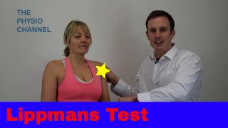 Lippmans Long Head Bicep Test [upl. by Bonita]