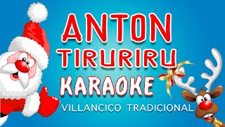 ANTON TIRURIRU  KARAOKE  Villancico tradicional [upl. by Alliscirp]