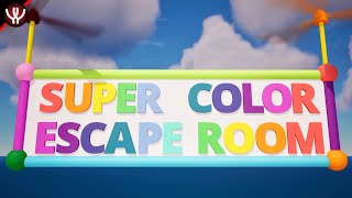 Fortnite Super Color Escape Room Tutorial Code 842859621706 [upl. by Omari]