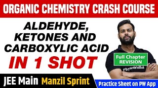 ALDEHYDE KETONES AND CARBOXYLIC ACID in One Shot  Full Chapter Revision  Class 12  JEE Main [upl. by Meenen]