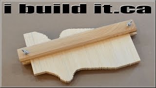 Making A Wooden Contour Gauge [upl. by Eillehs]