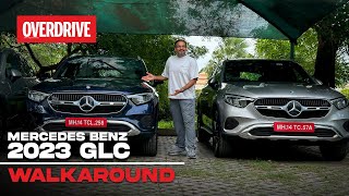 2023 MercedesBenz GLC walkaround Indiaspec  OVERDRIVE [upl. by Shull]