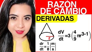 La DERIVADA como RAZÓN de CAMBIO  4 [upl. by Emerej]