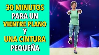 Cardio de Pie de 30 Min Caminata Para Un Vientre Plano y Una Cintura Más Pequeña [upl. by Hui175]