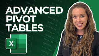 Advanced Pivot Table Design  Microsoft Excel Tutorial [upl. by Zzahc]