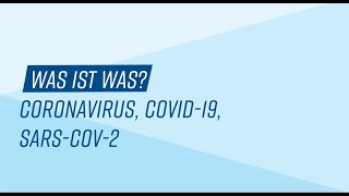 Was ist was Coronavirus Covid19 SarsCoV2 [upl. by Annonyw187]