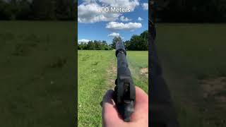 100 Meter vs 25 Meter gun trials😱 shorts [upl. by Assirol]