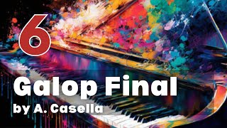 Galop Final by A Casella ABRSM Grade 6 Piano 2025 amp 2026  C7 [upl. by Idnat]