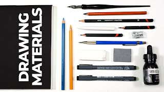 10 Essential Drawing Materials for SERIOUS Beginners [upl. by Eiznikcm]