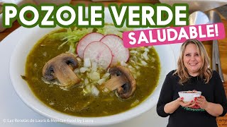 Cómo hacer Pozole Verde Saludable comidassaludables diabetes colesterol [upl. by Ysnat387]