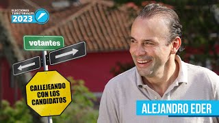 ¿Cómo se ha callejeado Alejandro Eder a Cali Esto contó el candidato a la Alcaldía I El País Cali [upl. by Netsirk640]