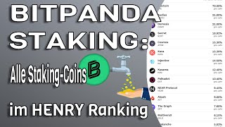 Bitpanda Staking Alle StakingCoins im Henry Ranking [upl. by Anauqat]