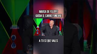 Maria De Filippi che guida il carro funebre a Tu si Que Vales 😂 [upl. by Kletter]