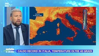 Caldo record in Italia le previsioni per ferragosto  Estate in diretta 13082024 [upl. by Hewitt]