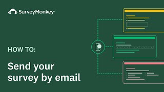 How to send a survey by Email with SurveyMonkey [upl. by Beera]