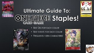 ULTIMATE Guide to One Piece Card Game Staples OP09 [upl. by Fianna]