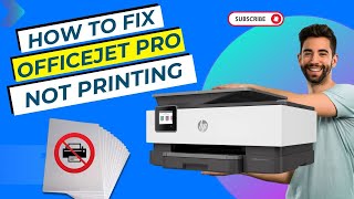 How to Fix HP Officejet Pro Not Printing  Printer Tales [upl. by Nitsa666]