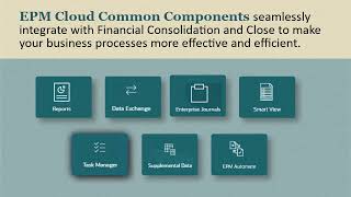 Integrating With EPM Common Components in Financial Consolidation and Close [upl. by Sibylla]