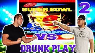 Techmo Super Bowl  NES  Chris Evans vs Johnny Saovi  Drunk Play  Game 2 [upl. by Jauch]