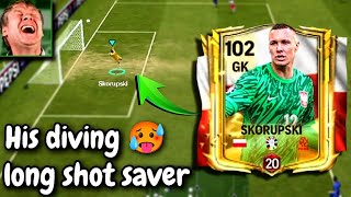 GK SKORUPSKIS REVIEW IN FC MOBILE  Is he good in finesse 🤔  lets see 😜 [upl. by Sidky]