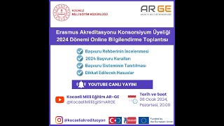 Erasmus Akreditasyon 4 Dönem Başvuru Bilgilendirme [upl. by Savart]