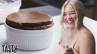 Giant Chocolate Souffle Behind Tasty [upl. by Ahseik]