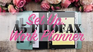 My Work Original A5 Filofax 2019 Set Up [upl. by Dnalro378]