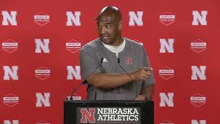 Nebraska Football Tony White talks UCLA matchup [upl. by Ruttger]