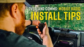 Mobile Radios Install Tips  Overland Communications [upl. by Duarte611]