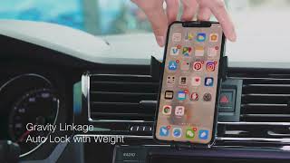 UGREEN Car Air Vent Mount Cell Phone Gravity Holder [upl. by Nivlek]