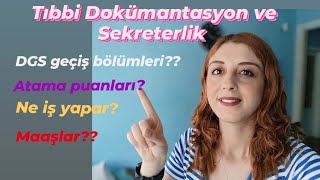 TIBBİ DOKÜMASYON VE SEKRETERLİK  Tıbbi sekreterlik atama yks tds [upl. by Alvie]