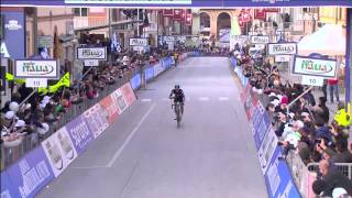 TirrenoAdriatico 2015 Stage 4 Highlights  Cyclingnewscom [upl. by Kowtko]