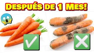 Conserva frutas y verduras por más tiempo 😱 🍓🥕🍌 [upl. by Debora]