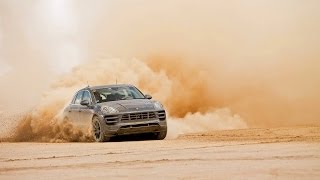 Testing the new Porsche Macan in the desert [upl. by Eiryt]