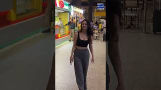 Sandeepa Dhar looks beautiful at Mumbai Airport  shortvideo  Shudh Manoranjan [upl. by Laikeze]