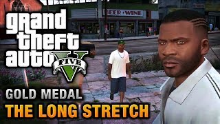 GTA 5  Mission 9  The Long Stretch 100 Gold Medal Walkthrough [upl. by Grenville]