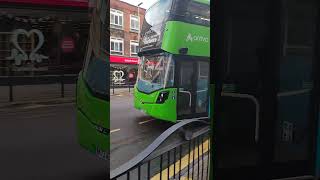 8017 BK73 AEL Electric Wright Streetdeck Arriva 31 to Leicester Haymarket Bus Station [upl. by Morel]