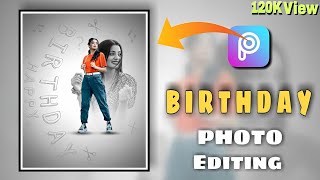 Happy Birthday Viral Editing  Picsart Birthday Photo Editing  Mayank Editz 🔥 [upl. by Gnas]