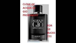 Acqua Di Gio Profumo CLONE New Brand GT [upl. by Alphonsine]