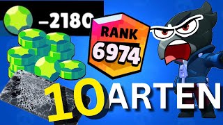 10 ARTEN von BRAWL STARS Spielern 🥶🤬🤑  FINSTARBS [upl. by Rekrap]